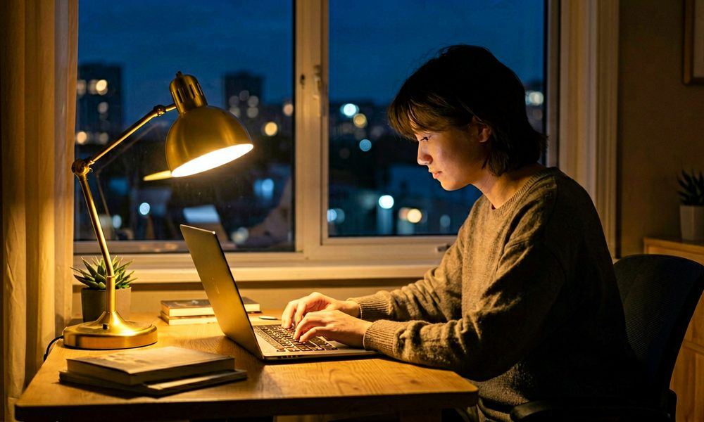 冥想与加班:深夜办公室的自我照顾