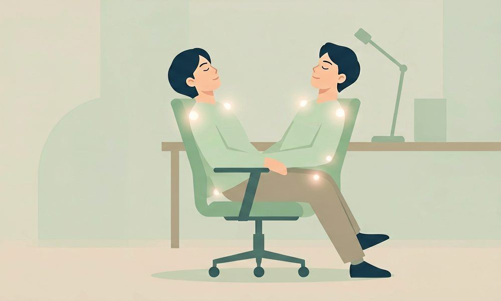 久坐族的身体扫描:肩颈与腰背的放松练习