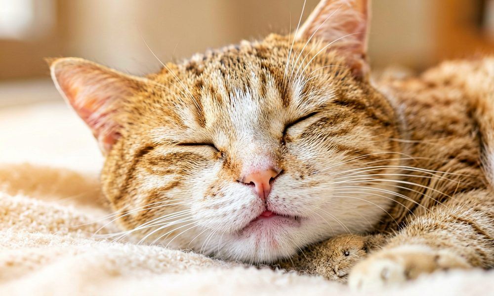 猫的呼噜声:天然的放松音