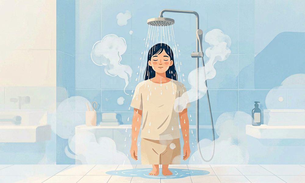 晨间正念淋浴:热水里的唤醒练习
