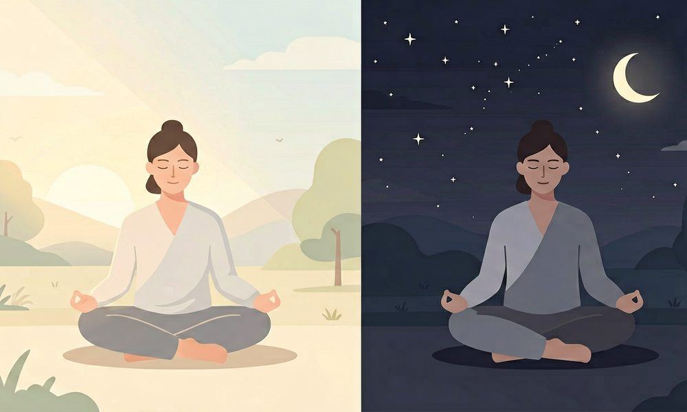 冥想的最佳时间:早上还是睡前
