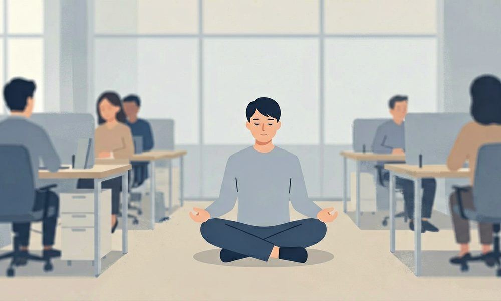 冥想与同事关系:职场人际的边界与平静