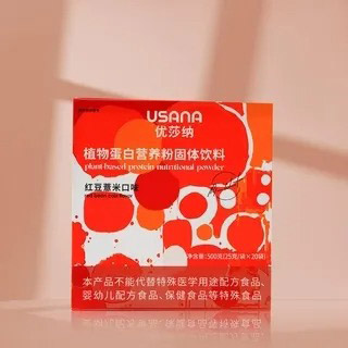 优莎纳植物蛋白营养粉固体饮料(红豆薏米口味)2024
