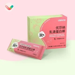 优莎纳乳清蛋白棒(草莓酸奶口味)